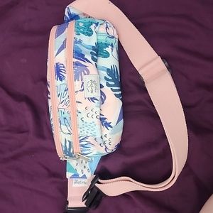 Light weight tropical pattern fanny pack